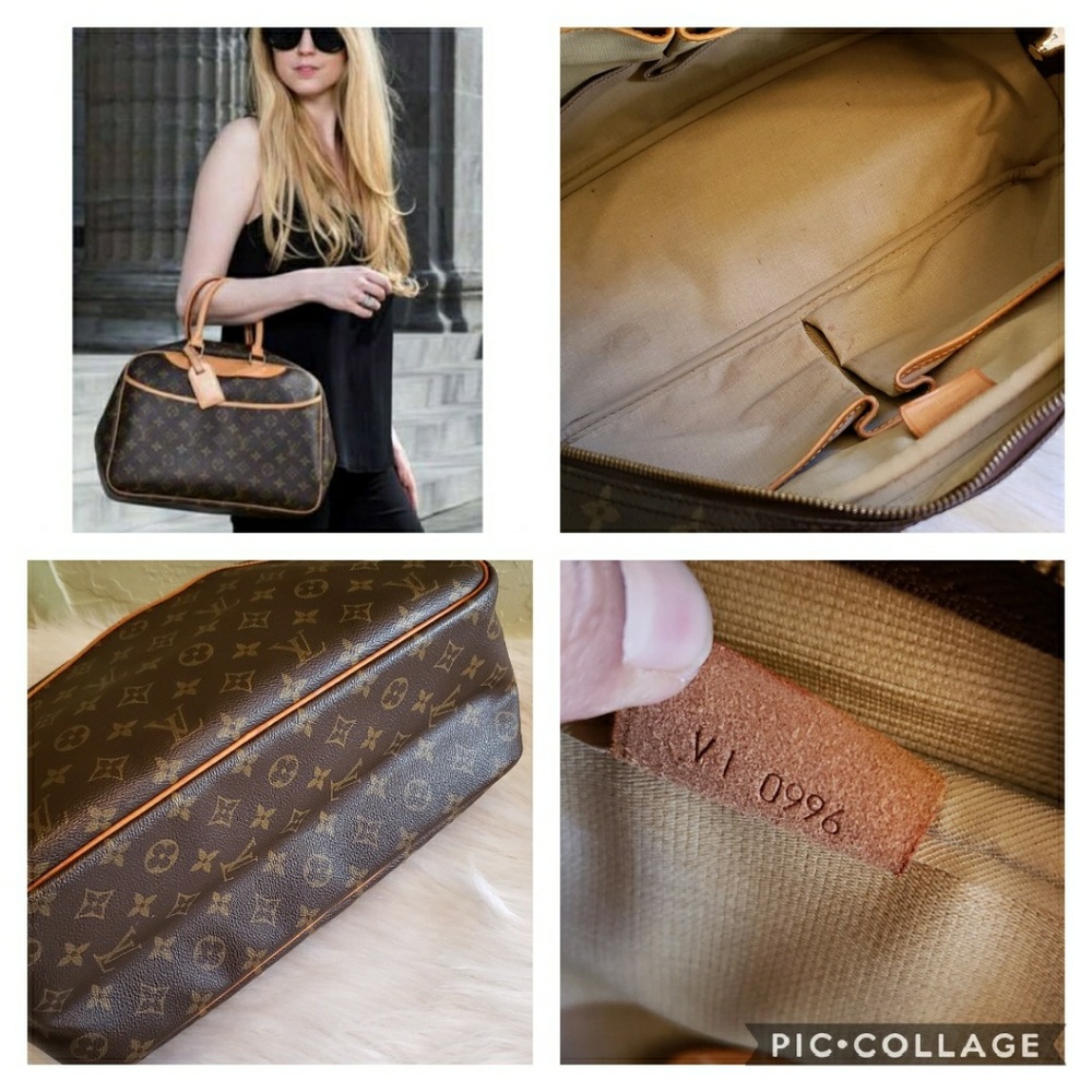 Louis Vuitton Monogram Canvas Satchel with Tan Vachetta Trim - Picture 4 of 6